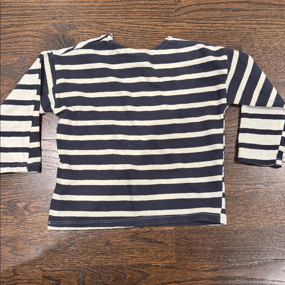 Zara 18-24 month stripe long sleeve navy and white - Picture 5 of 5